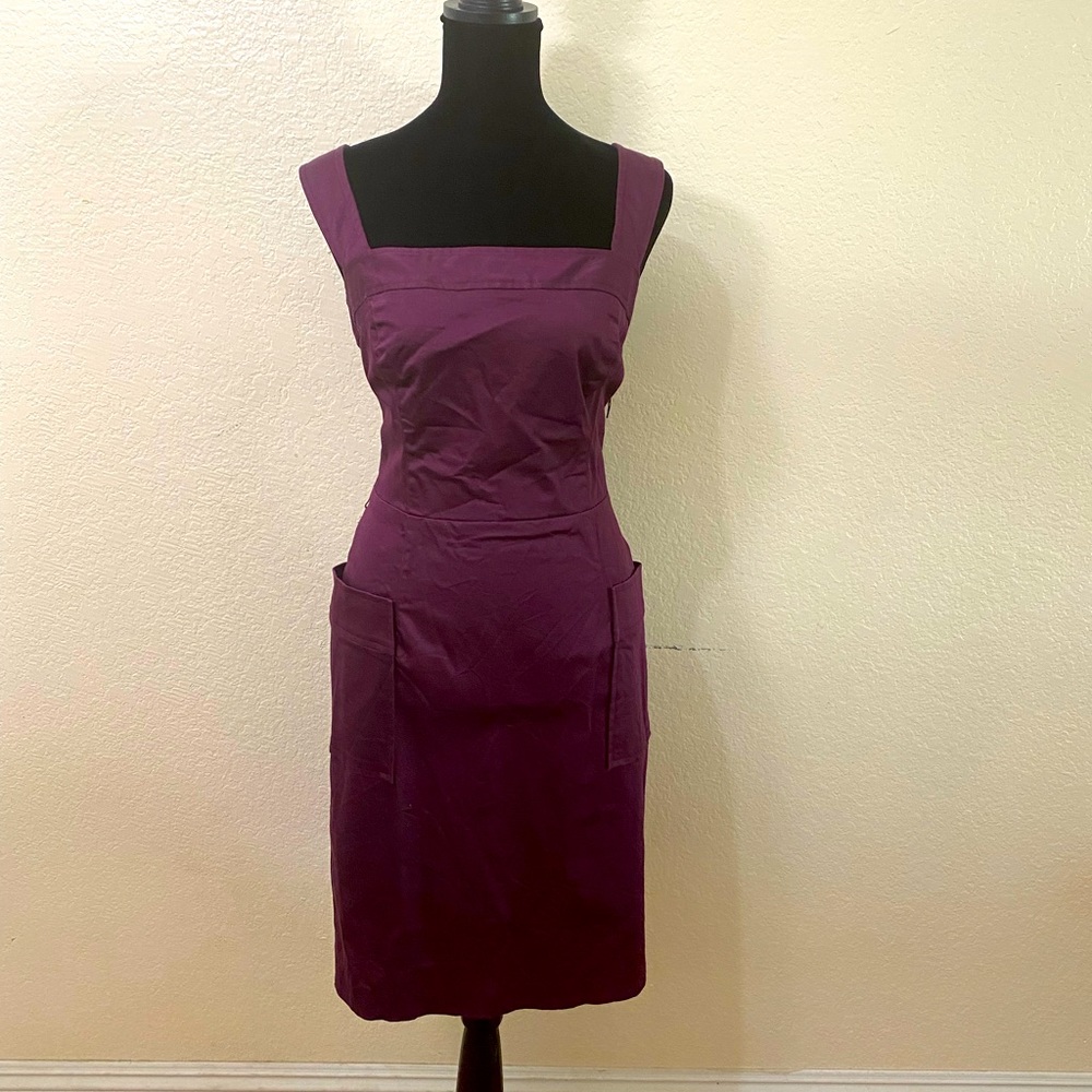 Purple cocktail dress